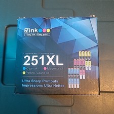 EZ INK MultiPack , 251XL 4- Cyan, 4- Magenta, 4- Yellow 3/26/2026 picture