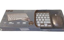 Cylo Wireless Touch Keyboard and Mouse Set Plug & Play Brand-new Open  , Silver picture