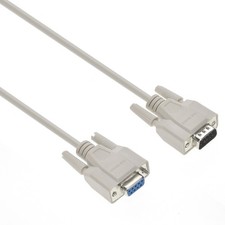 20 Pack of 25Ft DB9-M/F Null Modem Cable picture