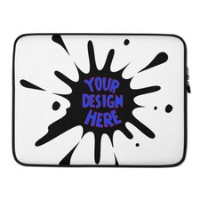 Custom Printed Laptop Sleeve Protective Case, Water-Resistant Neoprene with picture