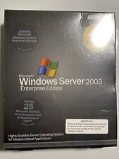 NEW SEALED Microsoft Windows Server 2003 Enterprise 25 CAL picture