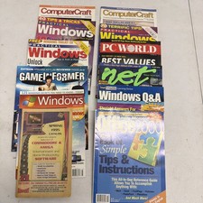 Vtg 90s,2000s  Computer Magazines Lot Of 12 picture