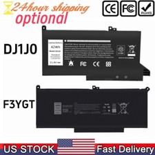 ✅DJ1J0/F3YGT Battery For Dell Latitude 12 7280 7290 13 7380 7390 14 7480 7490 picture