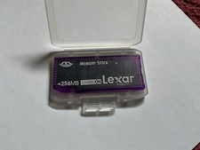 1pcs 256mb LEXAR Compatible SONY MEMORY STICK None Pro for Cybershot 128mbx2 picture