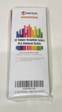 Mika 3D 2.85mm PLA Filament Refills 32 Colors Pack 160 Count 3Doodler 3D Pen New picture