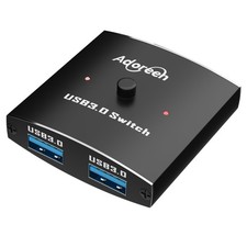 USB 3.0 Switch Y Splitter, 2 in 1 / 1 in 2 Out Switch Selector, BiDirectional... picture