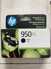 Genuine HP 950 XL Black Ink Cartridge Exp AUG 2023 New In Box Sealed picture