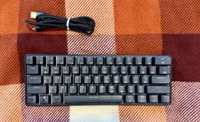 60% Compact Gaming Keyboard - Gateron Optical Red Switch - Black - Works Great picture
