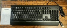 Tecknet TK-KB002 Gaming Keyboard USB Wired 15 Zone RBG Metal Panel   picture