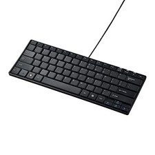 Sanwa Supply English Layout USB Slim Keyboard Black SKB-E3UNfrom JP picture