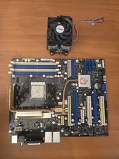 RARE ASUS ROG Crosshair nForce 590 SLI AM2 w/ AMD Athlon 64 X2 4600+ JVG2 picture
