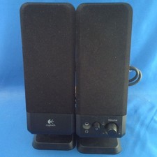 Logitech R-10 Multimedia Computer Speakers Model S-0152A1- Set of 2 picture