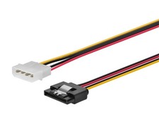 Monoprice 8in SATA 15pin Female with Latch to Molex 4pin Male Power Adapter picture