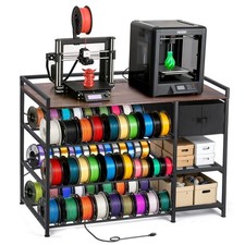 3D Printer Stand with Filament Storage, Heavy Duty Metal 3D Printing Table with picture
