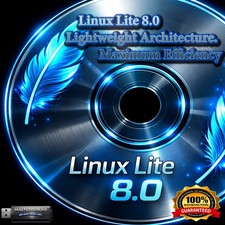 Linux Lite 8.0 Bootable DVD – 64‑bit – Perfect for Older PCs & Laptops - USA picture