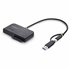 StarTech USB-C/USB-A to M.2 NVMe and 2.5in/3.5in SATA Adapter 10Gbps Tool-Free picture