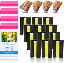 Compatible for Canon KP-108IN KP108 Color Ink Cartridge and Paper Set for CP1300 picture
