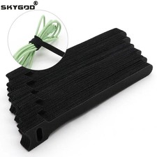 VELCRO Brand Ties Cable Cord Organizer Wraps Zip Reusable Die Cut Strap (New) picture