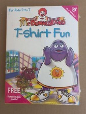 Vintage McDonaldland T-Shirt Fun- Big Box Edition #6 (PC, 1997, Expert Software) picture