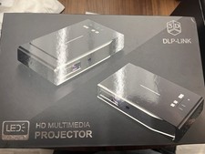 Toumei V6 DLP LED HD Multimedia 3D Projector USB HDMI Ethernet Silver picture