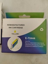 E T0444 Yellow Remanufactured Ink Cartridge Expired Cartridge NEW picture