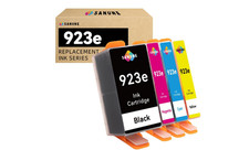 923XL 923e Ink Cartridges Combo Pack for HP 923 XL OfficeJet 8120 (4-Pack) picture