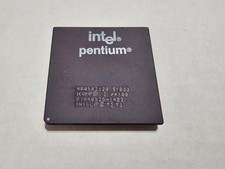 Vintage Intel Pentium SY033 120MHz Ceramic Processor Chip picture