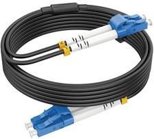 RamboCables-OS2 LC to LC Singlemode Fiber Patch Cable Armored, 50ft/15m | Out... picture