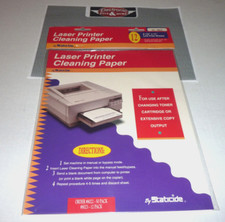 STATICIDE ACL-8023 LAZER PRINTER CLEANING PAPER picture
