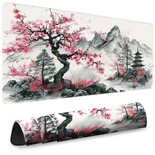 Gaming Mouse Pad, Desk Mat for Keyboard and Mouse, Large Mouse Pad for Desk, Com picture