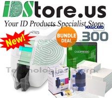 Magicard 300 Single Side Photo ID Card Printer Bundle Replaces Enduro 3e Uno picture