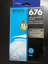 Epson 676XL/T676XL220 High-Yield Ink Cartridge  Cyan 3369/OB picture