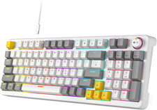 AK96 Smart Mechanical Keyboard Gaming, 96 Keys Full Size with LED Colorful Backl picture