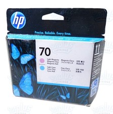 Genuine HP 70 Light Magenta/Light Cyan Printhead PhotoSmart Pro B9180 8850 Z2100 picture