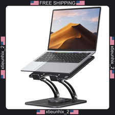 Laptop Stand with 360° Rotatable Base, Adjustable Height & Foldable Design picture
