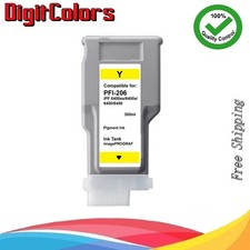 PFI-206 Yellow Ink Cartridge for Canon 6400s 6400se 6400 6450 PFI206Y picture
