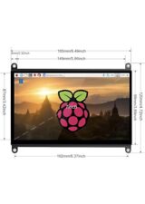 7 inch display 1024x60 LCD 3B+/4B USB Capacitive Touch Screen For HDMI Raspberry picture