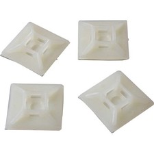 StarTech Self-Adhesive Nylon Cable Tie Mounts - 100 Pack picture