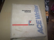 Vintage Franklin AceWriter Apple II compatible Software in Binder picture