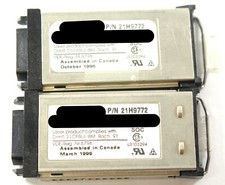 Lot of 2 IBM 21H9772 GBIC Serial Optical Shortwave Transceiver 21H9750 picture