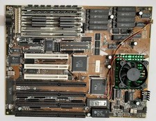 Gigabyte GA-586AP ISA Socket 5 Retro Motherboard + Intel Pentium 75MHz + 24MB RAM picture