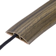 Floor Cord Cover 4ft, Cord Hider for Floor Cable Management Mist Brown picture