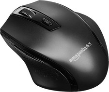 Amazon Basics Ergonomic Wireless Mouse – 2.4 GHz Optical, DPI Adjustable – (NEW) picture