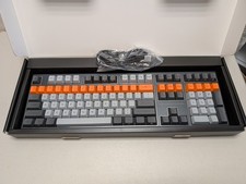 VBM108 Lure Bot: Lie White LED Dye Sub PBT Mechanical Keyboard Varmilo EC ROSE picture