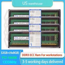 Samsung 32 GB (4x 8 GB) PC3-10600E DDR3-1333 ECC UDIMM Memory for Workstation US picture