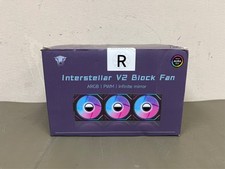 Interstellar V2 120mm PC Reverse Blade Case Fan Infinity Mirror Module Daisy-Cha picture