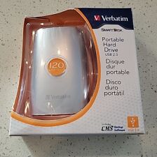 New In Package Verbatim SmartDisk Portable Hard Drive 120 GB USB 2.0  picture