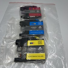 LC203CL XL Ink Cartridges 3 Pack compatible  1- Cyan 1- Magenta & 1-Yellow NEW picture