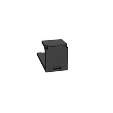 Panduit CMBBL-X Mini-Com Blank Module 1 Port ABS Black Pack of 10 picture