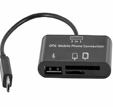 3 in 1 Micro USB OTG  Adapter SD/Micro SD TF Card Reader With USB 3.0 Female picture